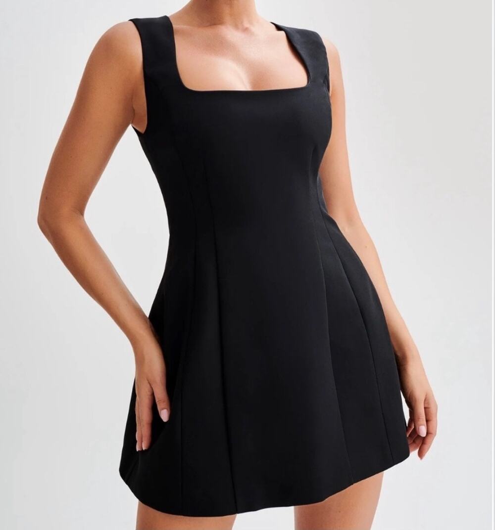 Meshki Lysandre Crepe Mini Dress
